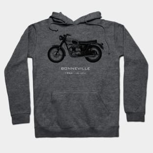 Bonneville T120 1956 - Classic motorcycles Hoodie